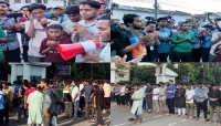 শিক্ষা উপদেষ্টার পদত্যাগের দাবিতে উত্তাল সিলেট